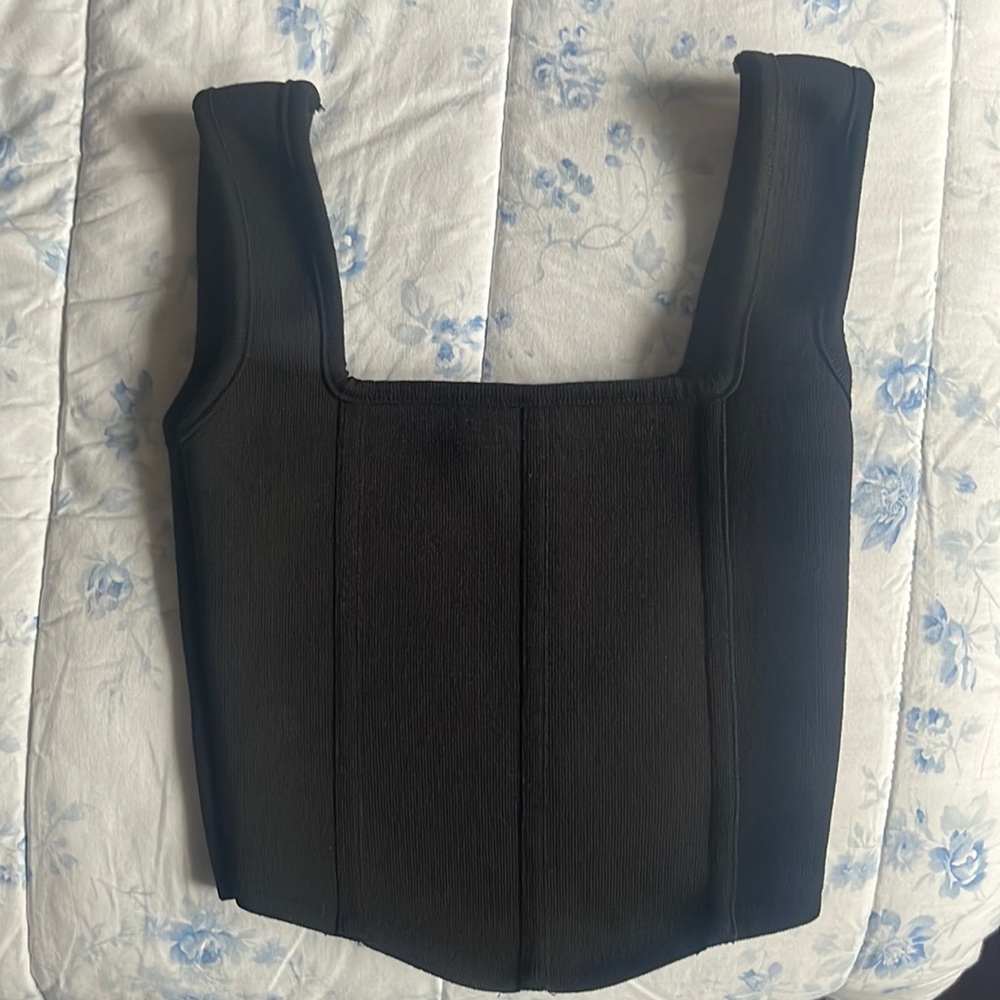 Zara corset crop top